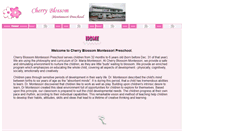 Desktop Screenshot of cherryblossommontessori.com